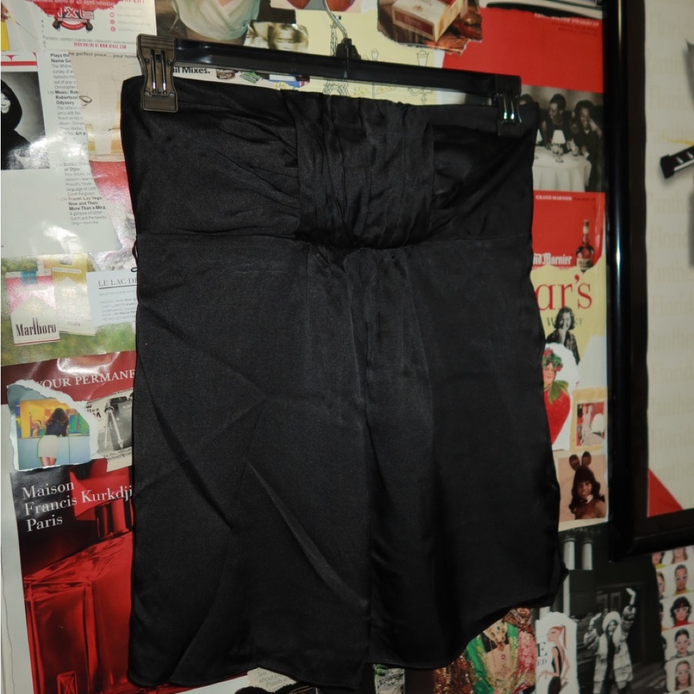 Banana Republic Black Pleated tube top